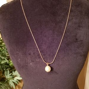 Michael Kors Jewelry - MK MICHAEL KORS rose gold ball Sweater necklace. Michael Kors Jewelry - MK MICHAEL KORS rose gold ball Sweater necklace.